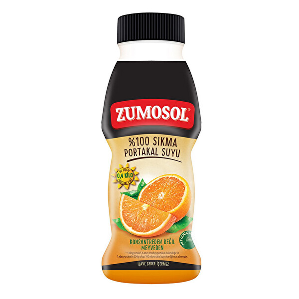 Zumosol %100 Taze Sıkma Posasız Portakal Suyu 750 ml