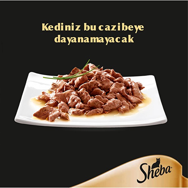 Sheba Sığır Etli Kedi Maması 85 g Sheba Sığır Etli Kedi Maması 85 g