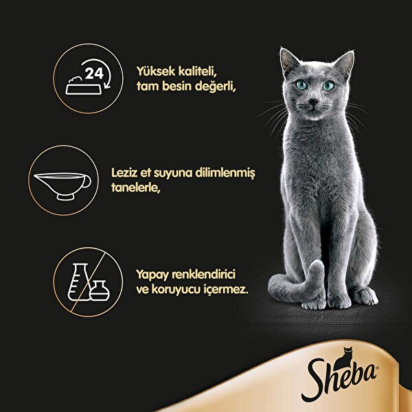 Sheba Tavuklu Kedi Maması 85 g Sheba Tavuklu Kedi Maması 85 g