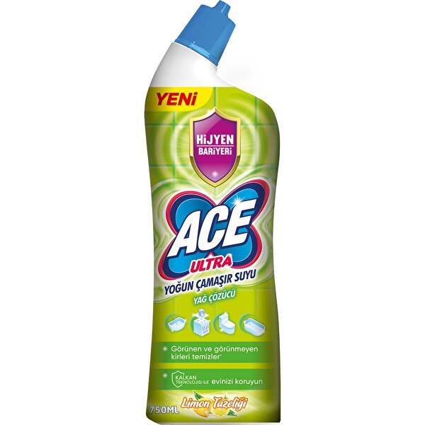 Ace Ultra Power Jel Limon Bahçesi 750 ml