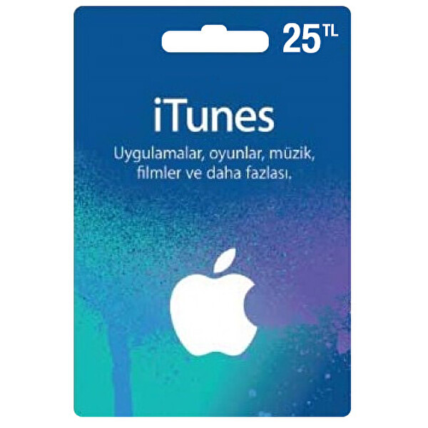 Itunes Hediye Karti 25 Tl 30130554 Carrefoursa
