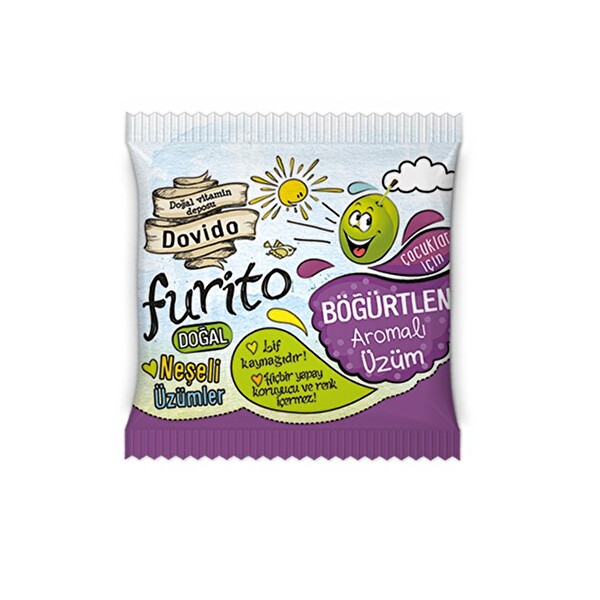 Dovido Furito Böğürtlen Aromalı Üzüm 25 g Dovido Furito Böğürtlen Aromalı Üzüm 25 g