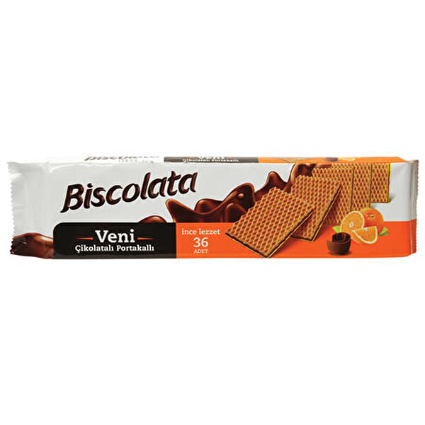 Biscolata Veni Portakallı gofret 110 g