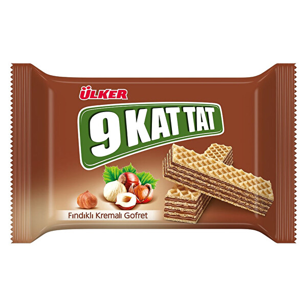 Ülker 9 Kat Tat Fındıklı Gofret 62 g Ülker 9 Kat Tat Fındıklı Gofret 62 g