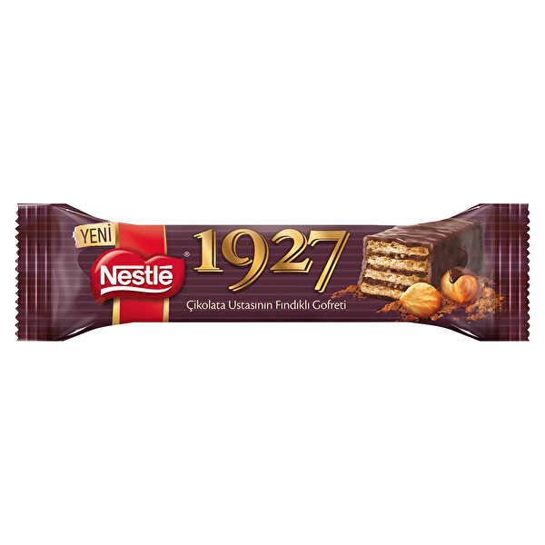 Nestlé 1927 Fındık Kremalı Bitter Gofret 30 g Nestlé 1927 Fındık Kremalı Bitter Gofret 30 g