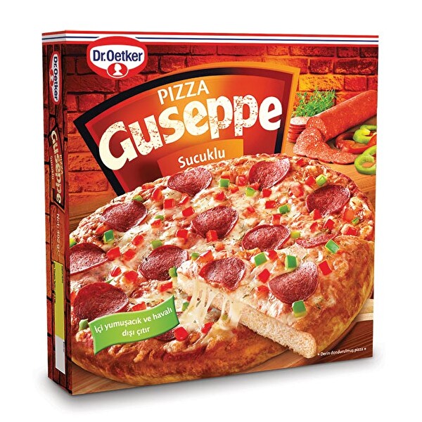 Dr Oetker Guseppe Sucuklu Pizza 412 G 30130754 Carrefoursa