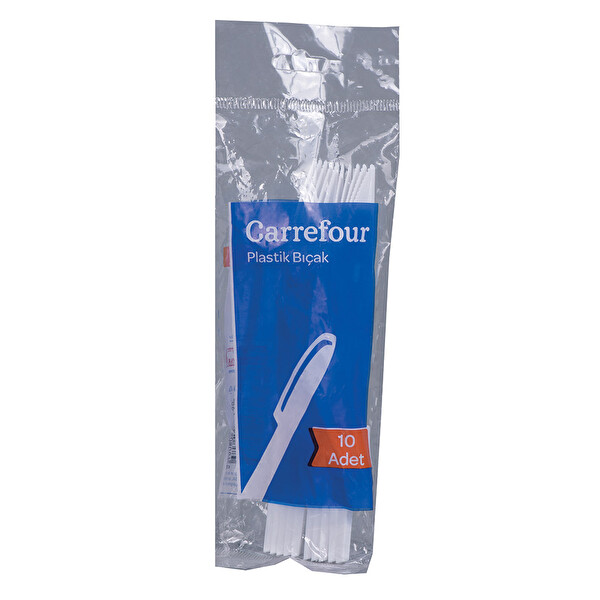 Carrefour 10'lu Plastik Bıçak Carrefour 10'lu Plastik Bıçak