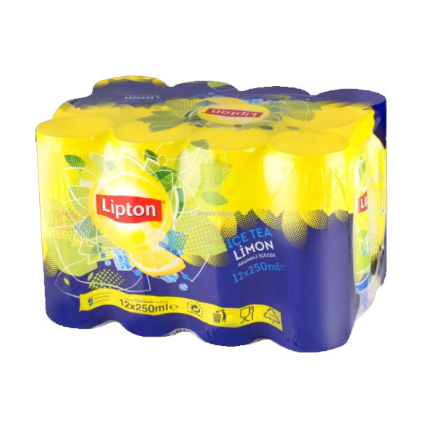 Lipton Ice Tea Limon Aromalı İçecek Kutu 12*250 ml Lipton Ice Tea Limon Aromalı İçecek Kutu 12*250 ml