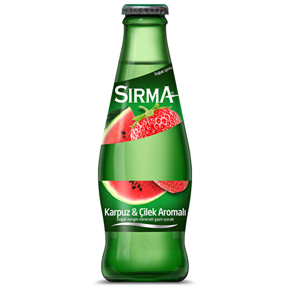 Sırma Karpuz & Çilek Maden Suyu 200 ml Sırma Karpuz & Çilek Maden Suyu 200 ml