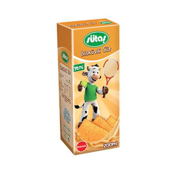 Sütaş Uht Süt 200ml Bisküvili