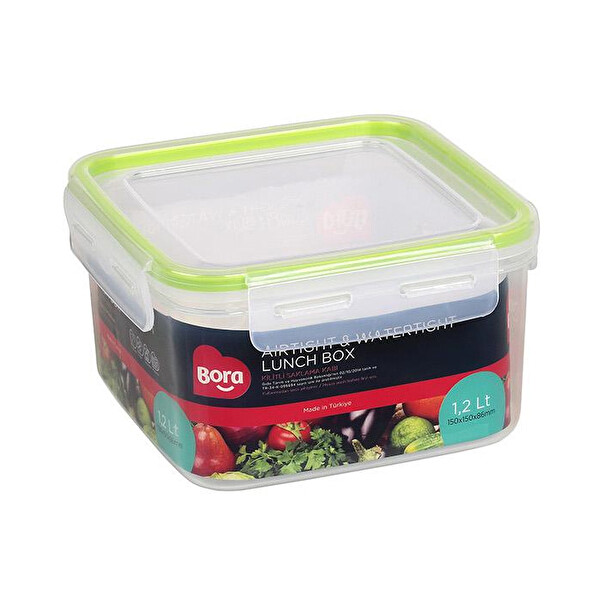 BO868 Click Kare 1.2 Lt Saklama Kabı BO868 Click Kare 1.2 Lt Saklama Kabı