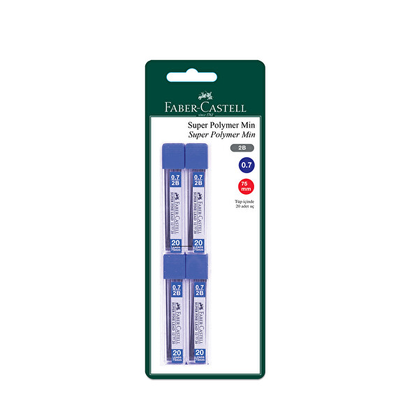 Faber Castell Polymer Fine Min 0.7mm 4lü
