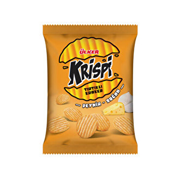 Ülker Krispi Tırtıklı Kraker Peynir ve Soğan 45 g Ülker Krispi Tırtıklı Kraker Peynir ve Soğan 45 g