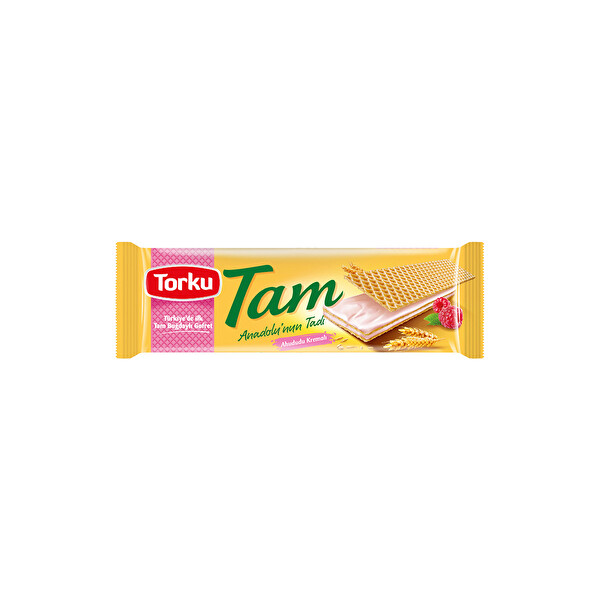 Torku Tam Buğdaylı Ahududu Kremalı Gofret 160gr Torku Tam Buğdaylı Ahududu Kremalı Gofret 160gr
