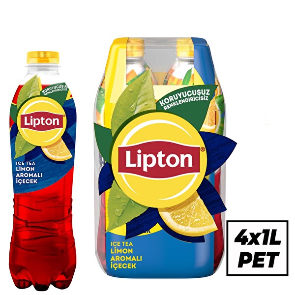 Lipton Ice Tea Limon Pet 4x1 L