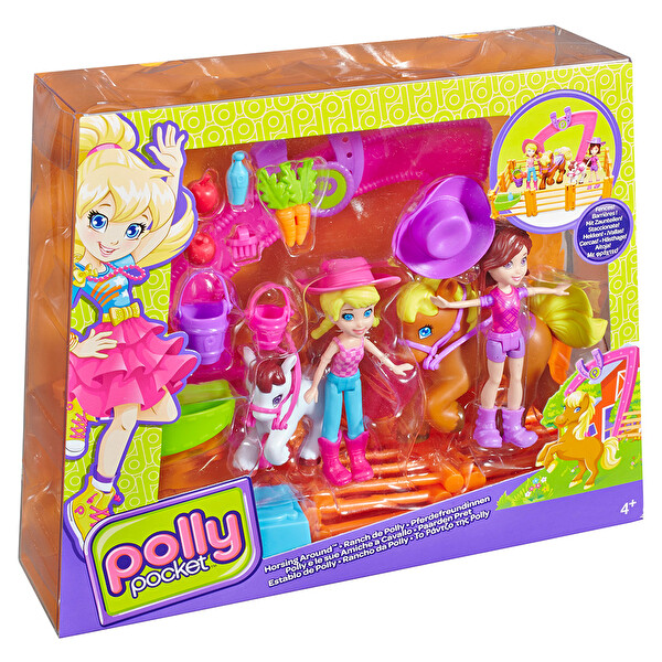 Polly Pocket Polly ve Arkadaşları At Gezisi Oyun Seti Polly Pocket Polly ve Arkadaşları At Gezisi Oyun Seti