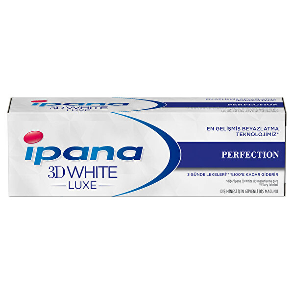 İpana 3D White Luxe Diş Macunu Perfection Mükemmel Beyazlık 75 ml İpana 3D White Luxe Diş Macunu Perfection Mükemmel Beyazlık 75 ml