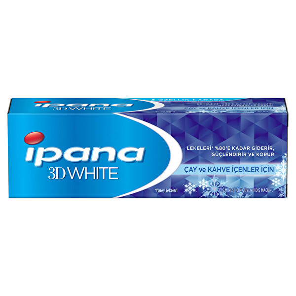 İpana 3D White Diş Macunu Çay Kahve İçenler İçin 75 ml İpana 3D White Diş Macunu Çay Kahve İçenler İçin 75 ml