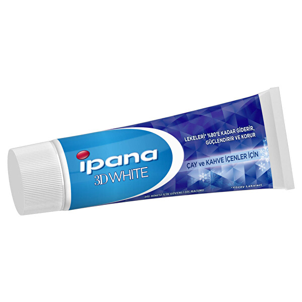 İpana 3D White Diş Macunu Çay Kahve İçenler İçin 75 ml İpana 3D White Diş Macunu Çay Kahve İçenler İçin 75 ml