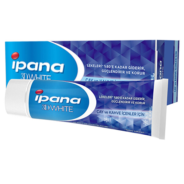 İpana 3D White Diş Macunu Çay Kahve İçenler İçin 75 ml İpana 3D White Diş Macunu Çay Kahve İçenler İçin 75 ml