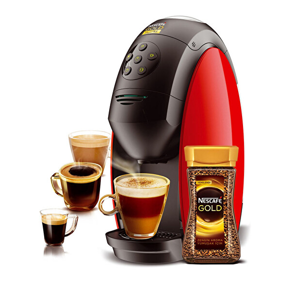 nescafe gold my cafe kahve makinesi kirmizi