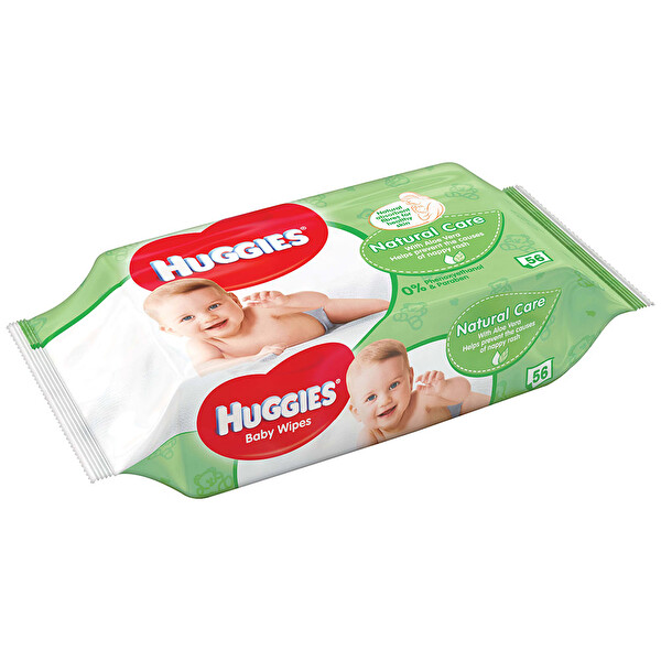 Huggies Doğal Bakım Islak Havlu 56'lı Huggies Doğal Bakım Islak Havlu 56'lı