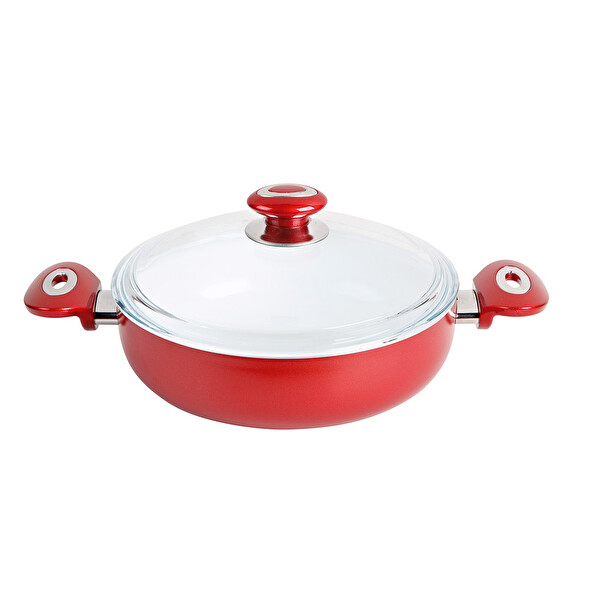 Star Line Kırmızı Seramik Karnıyarık Tenceresi 24 cm Star Line Kırmızı Seramik Karnıyarık Tenceresi 24 cm
