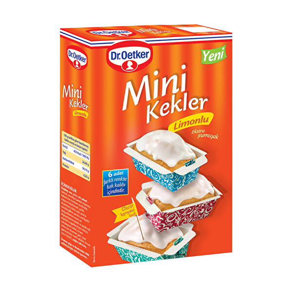 Dr.Oetker Mini Kekler Limonlu 299 g Dr.Oetker Mini Kekler Limonlu 299 g