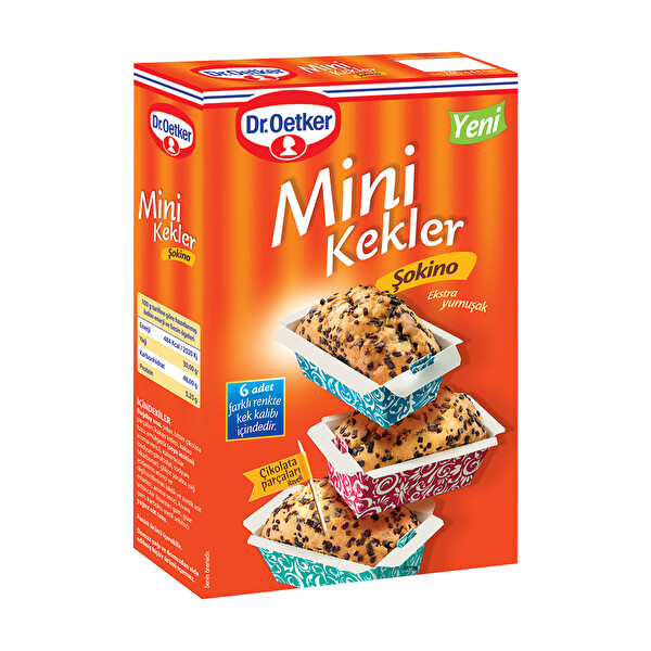 Dr.Oetker Mini Kekler Şokino 245 g Dr.Oetker Mini Kekler Şokino 245 g