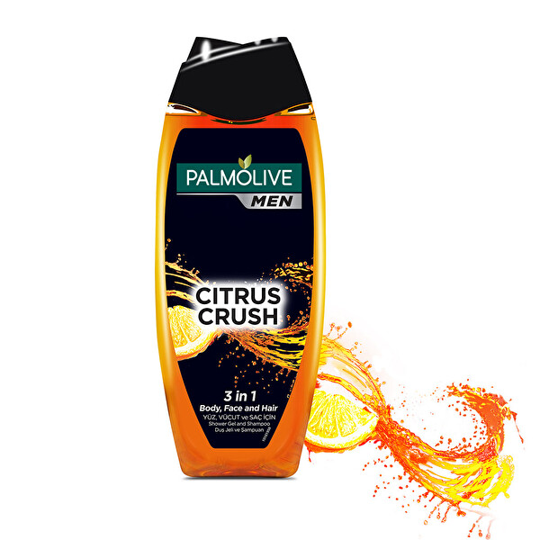 Palmolive Men Citrus Crush 3in1 Duş Jeli 500 ml Palmolive Men Citrus Crush 3in1 Duş Jeli 500 ml