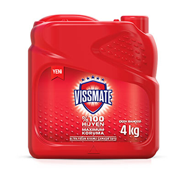 Vissmate Ultra Çamaşır Suyu Çiçek Bahçesi 4 kg Vissmate Ultra Çamaşır Suyu Çiçek Bahçesi 4 kg