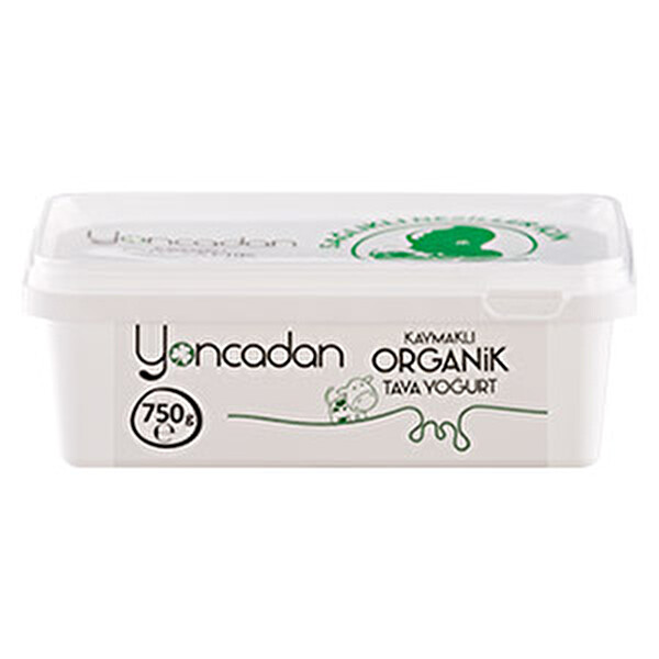 Yoncadan Kaymaklı Organik Tava Yoğurt 750 g Yoncadan Kaymaklı Organik Tava Yoğurt 750 g