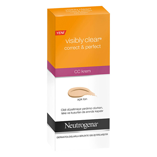 Neutrogena Visibly Clear Correct & Perfect CC Krem Light 50 ml