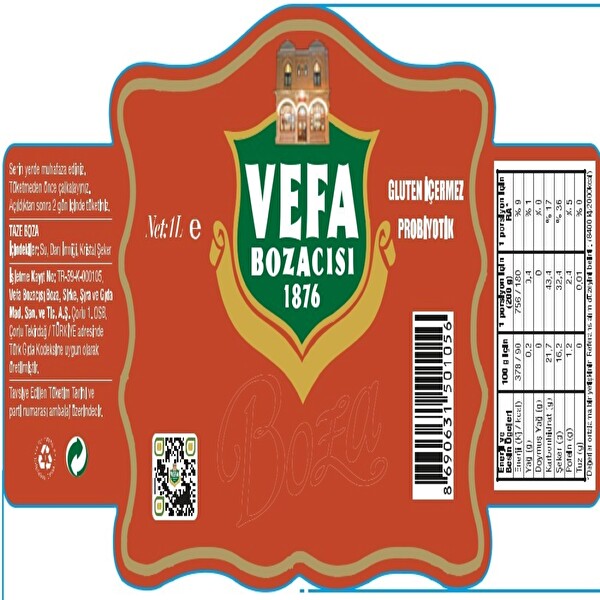 Vefa Boza 1 Lt 30145061 Carrefoursa