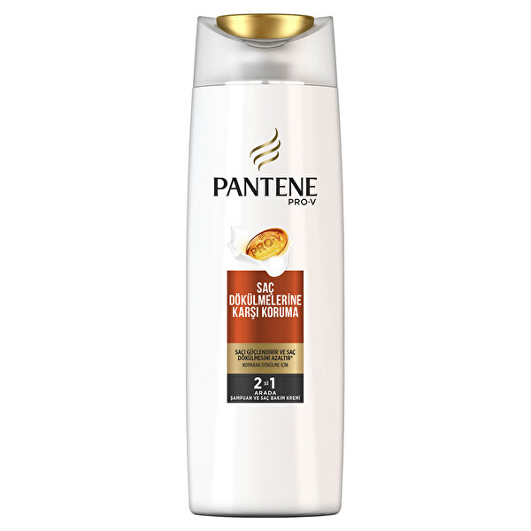 Pantene 2'si 1 Arada Şampuan ve Saç Bakım Kremi Saç Dökülmelerine Karşı Etkili 360 ml Pantene 2'si 1 Arada Şampuan ve Saç Bakım Kremi Saç Dökülmelerine Karşı Etkili 360 ml