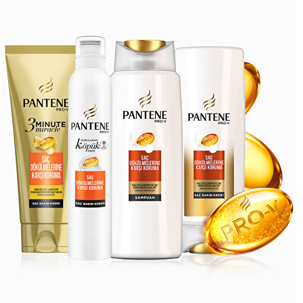 Pantene 2'si 1 Arada Şampuan ve Saç Bakım Kremi Saç Dökülmelerine Karşı Etkili 360 ml Pantene 2'si 1 Arada Şampuan ve Saç Bakım Kremi Saç Dökülmelerine Karşı Etkili 360 ml