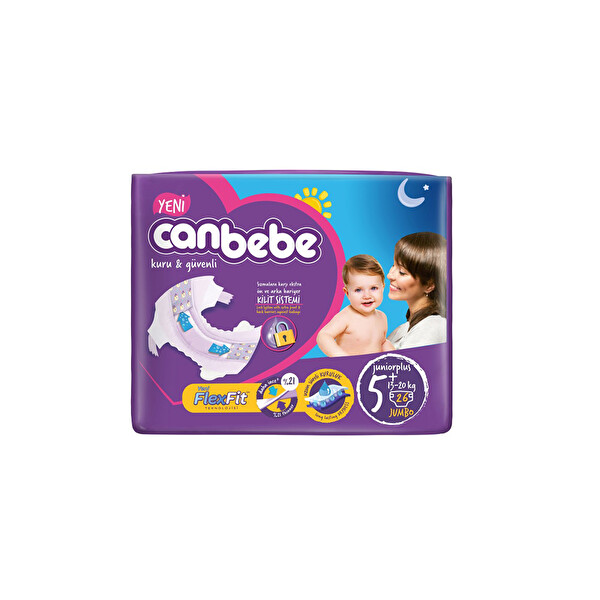 Canbebe Jumbo Paket Junior Plus (13-20 Kg) 30'lu Canbebe Jumbo Paket Junior Plus (13-20 Kg) 30'lu