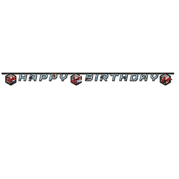 Spiderman Happy Birthday Banner Spiderman Happy Birthday Banner