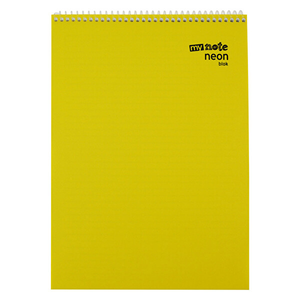 Mynote Neon Blok A4 80 Yaprak Çizgili