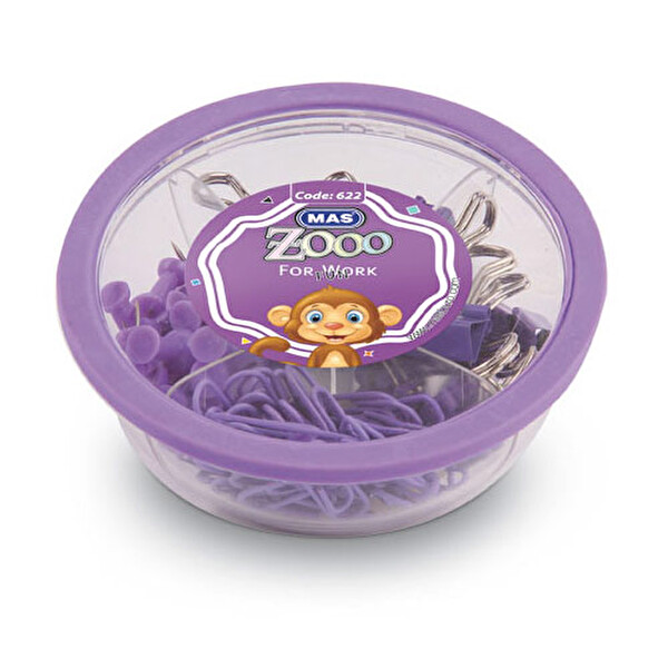 Zoo Yuvarlak Kutu Karışık Mor Zoo Yuvarlak Kutu Karışık Mor