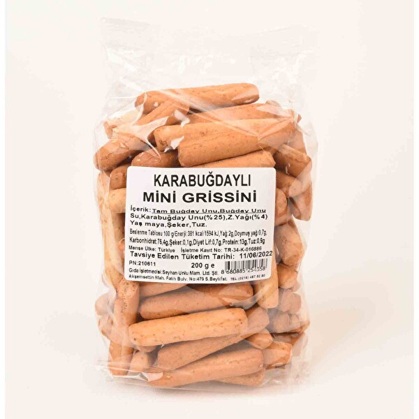 Karabuğdaylı Grissini 200 g