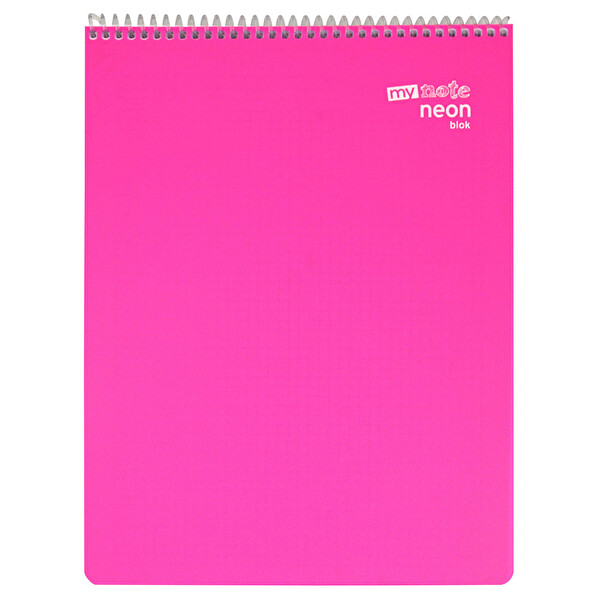 Mynote Neon Blok A5 80 Yaprak Kareli Mynote Neon Blok A5 80 Yaprak Kareli