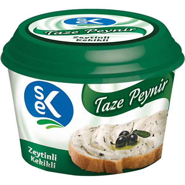 Sek Kekikli ve Zeytinli Taze Peynir 150 g Sek Kekikli ve Zeytinli Taze Peynir 150 g