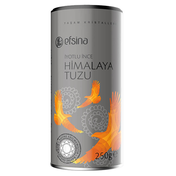 Efsina İyotlu İnce Himlaya Tuzu 250 g Efsina İyotlu İnce Himlaya Tuzu 250 g
