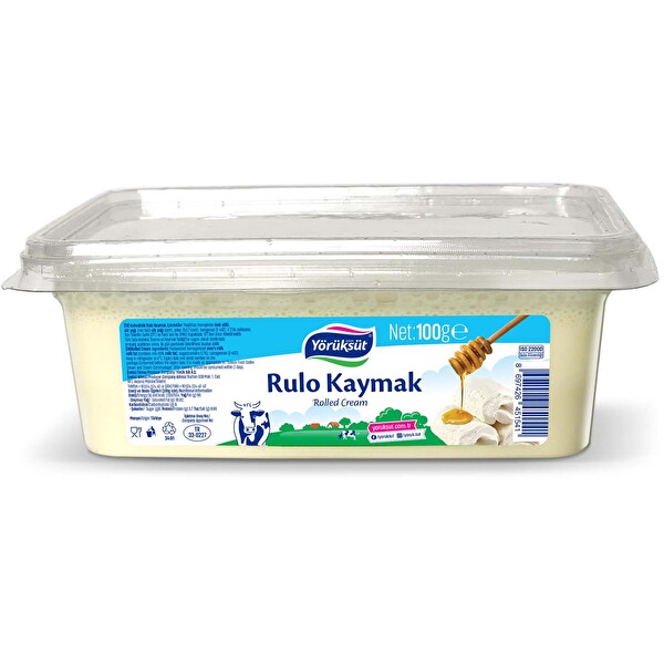 Yörüksüt Rulo Kaymak 100 Gr | CarrefourSA