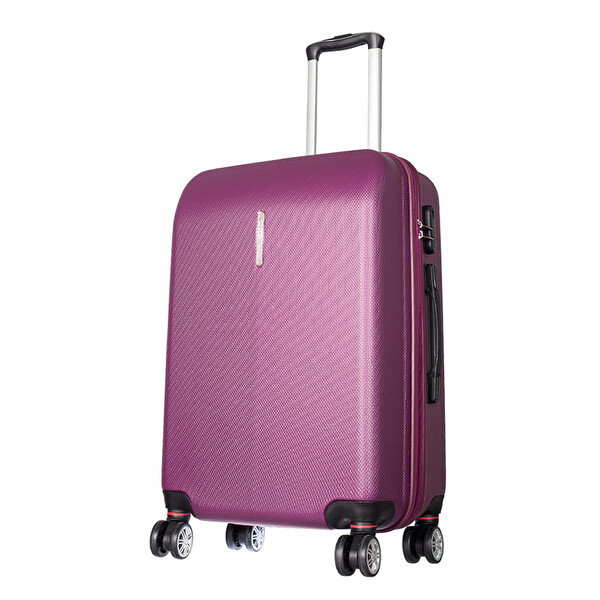 CCS-5136 ABS Valiz 65 cm Mor CCS-5136 ABS Valiz 65 cm Mor