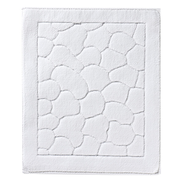 Taş Desenli Beyaz Paspas 50x60 cm Taş Desenli Beyaz Paspas 50x60 cm