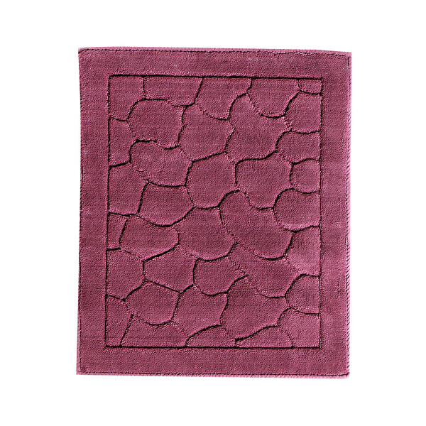 Taş Desen 50*60 Paspas Mürdüm Taş Desen 50*60 Paspas Mürdüm