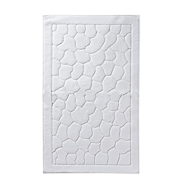 Taş Desen 60*100 Paspas Beyaz Taş Desen 60*100 Paspas Beyaz