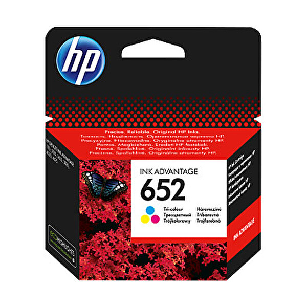 HP 652 Üç Renkli Kartuş